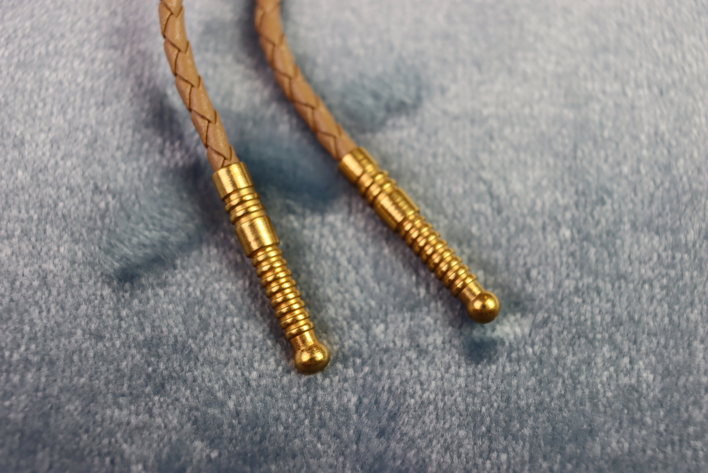 Vintage Oval Goldstone Cabochon Bolo Western Tie