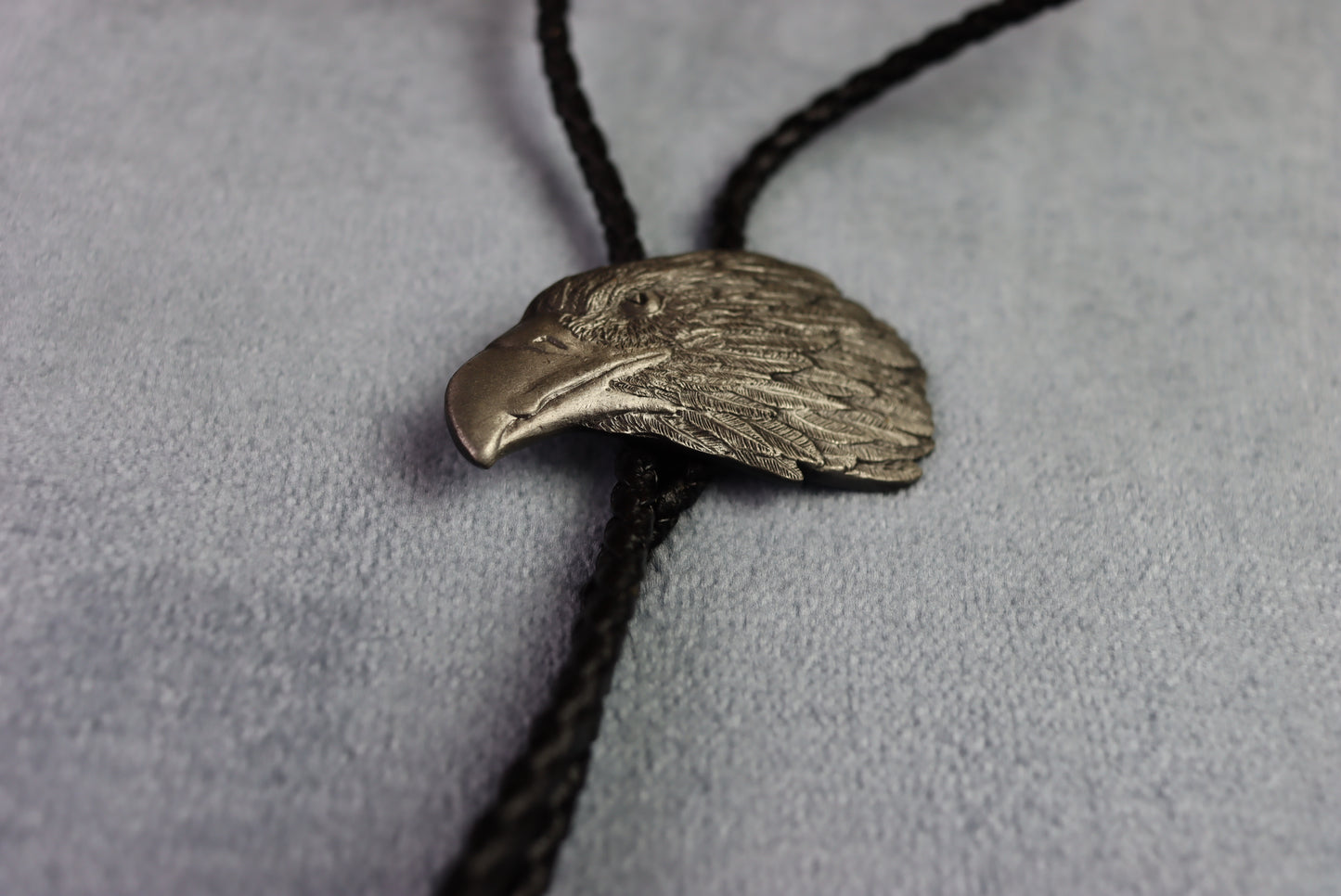 Vintage Eagle Head Bolo Western Tie