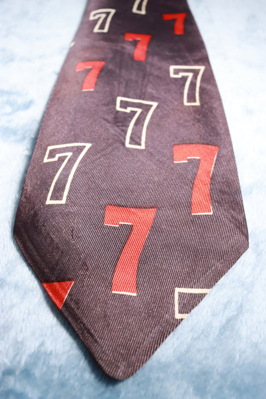 Nabisco Lucky 7 Vintage Swing Tie 1950s/60s