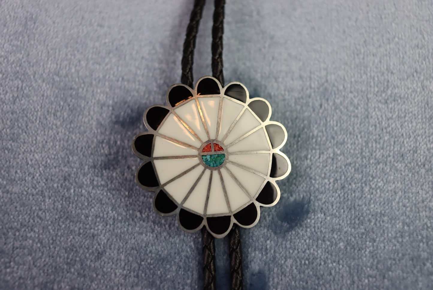 Vintage Enamel Dream Catcher Bolo Western Tie
