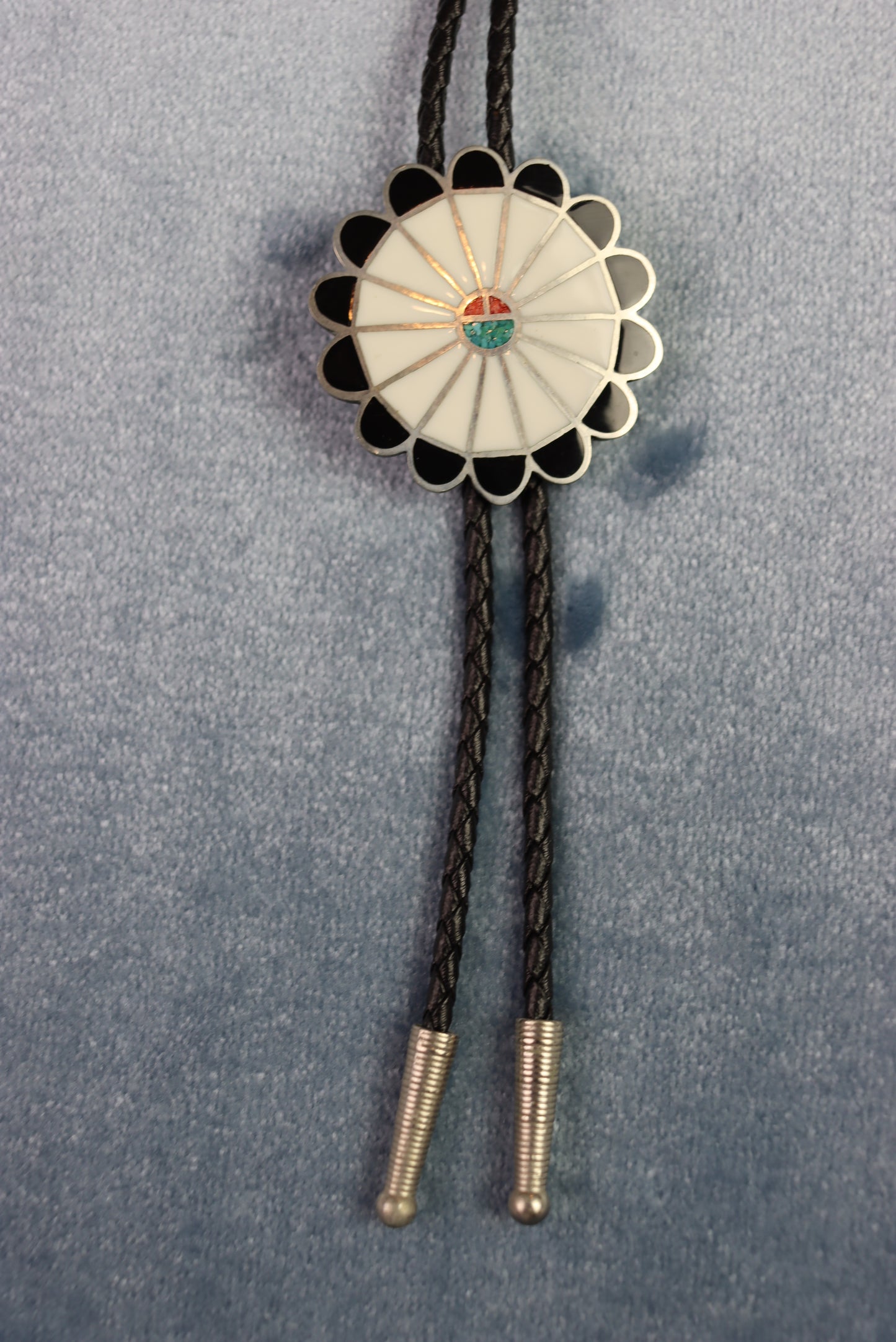 Vintage Enamel Dream Catcher Bolo Western Tie