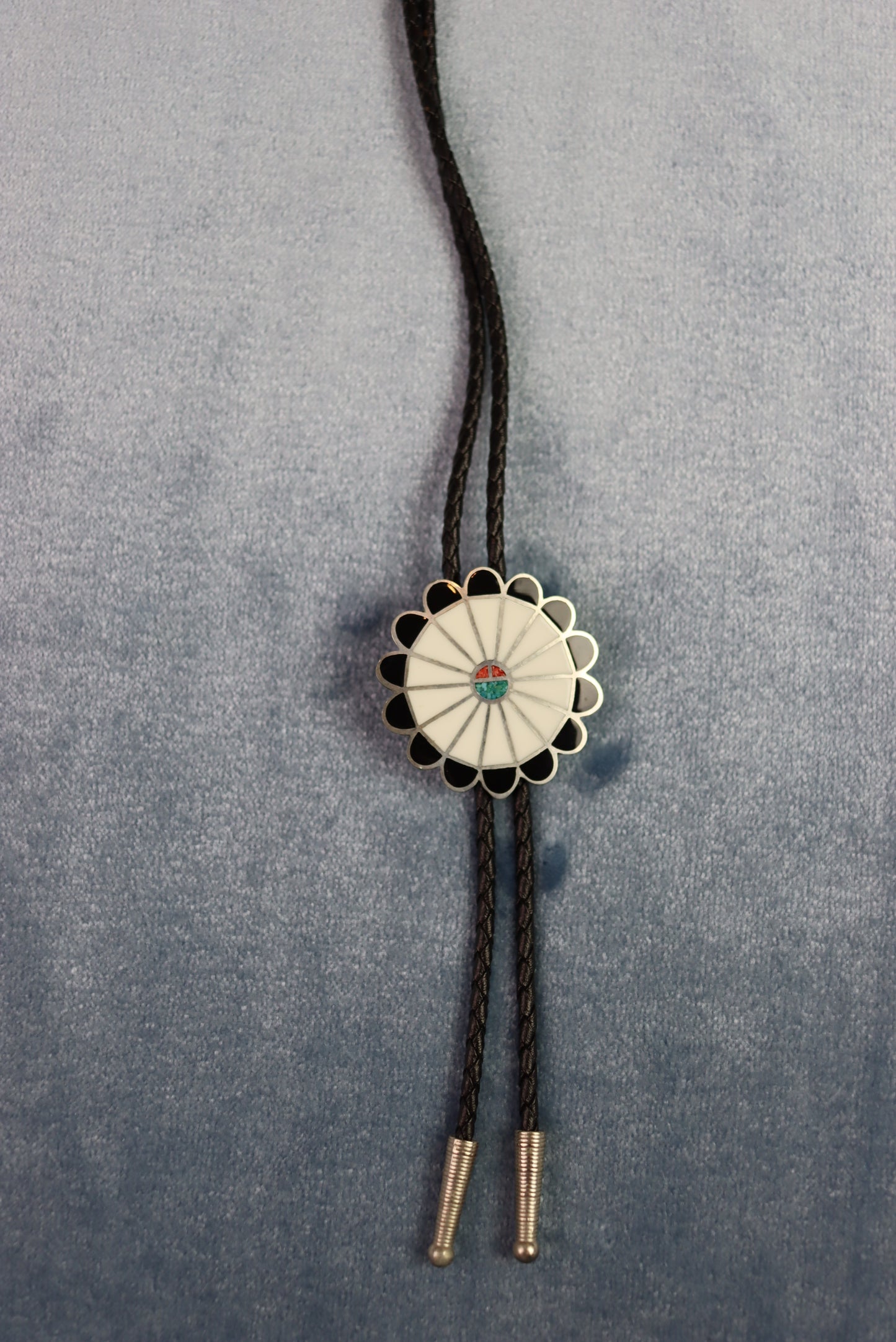 Vintage Enamel Dream Catcher Bolo Western Tie