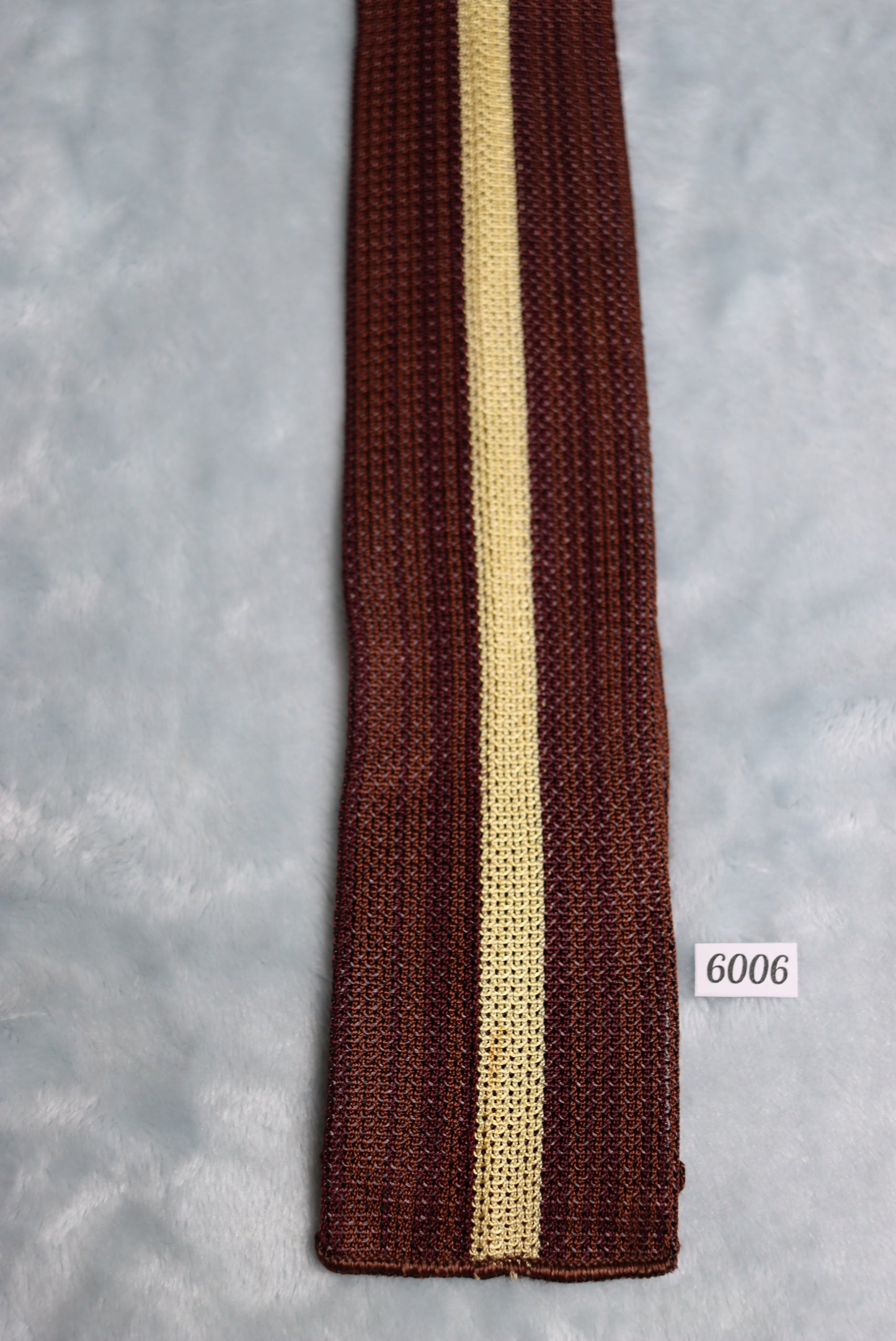 Vintage 1940s/50s Knitted Fabric Straight Short Tie