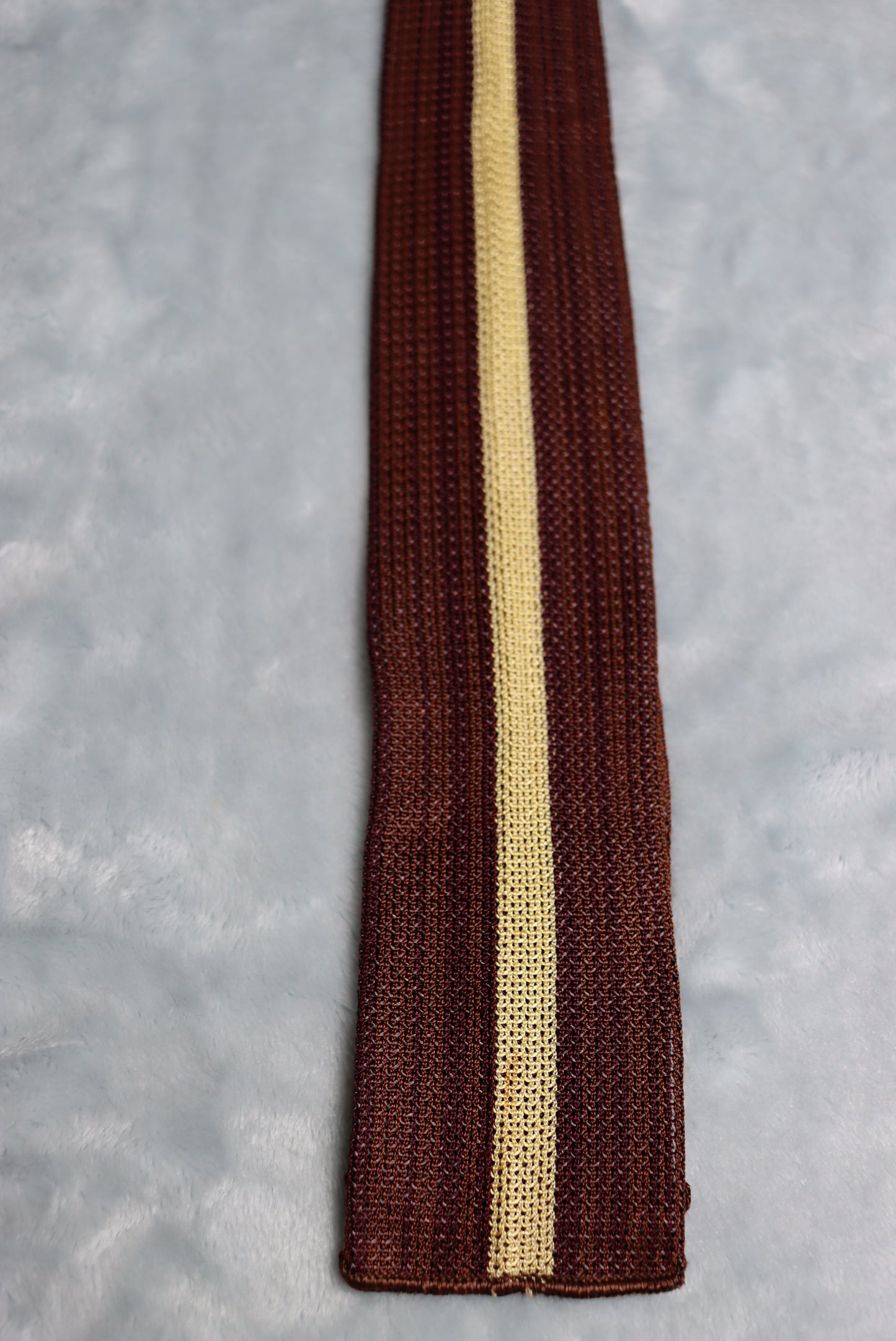 Vintage 1940s/50s Knitted Fabric Straight Short Tie
