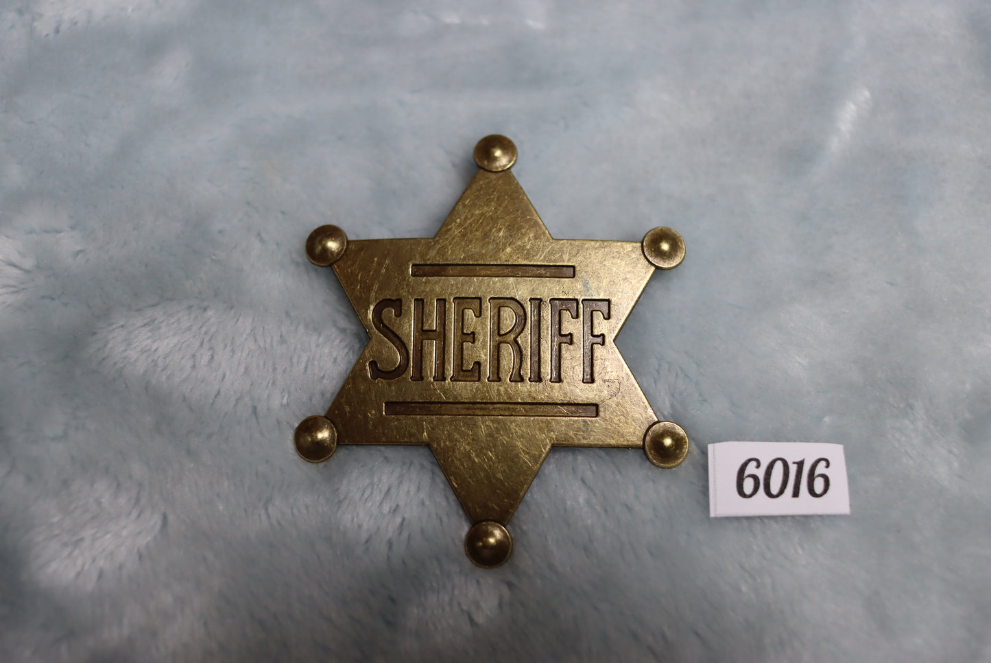 Western Brass Coloured Metal Sheriff Badge