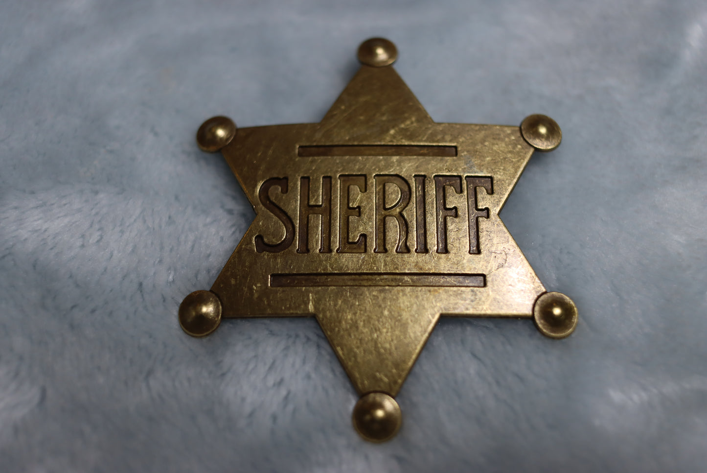 Western Brass Coloured Metal Sheriff Badge