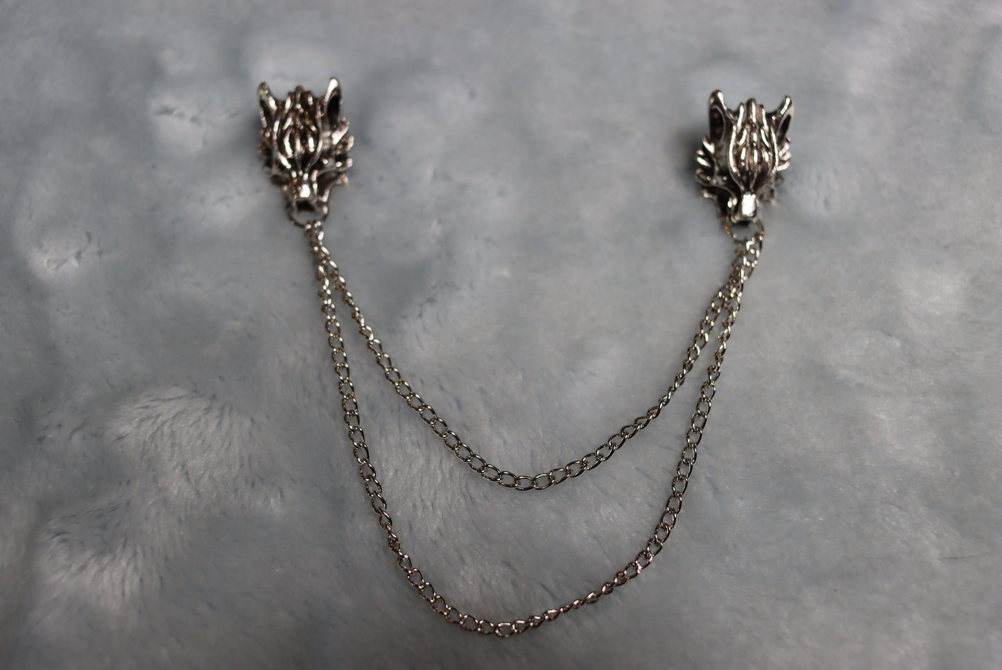 Gothic Style Dragon Head Collar Chain