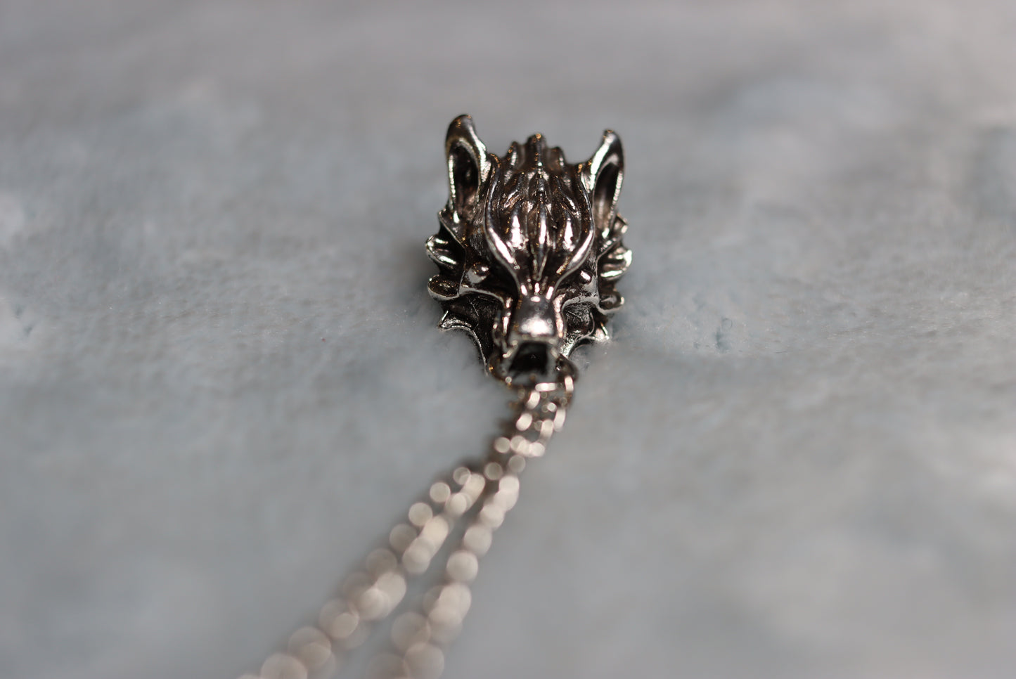 Gothic Style Dragon Head Collar Chain