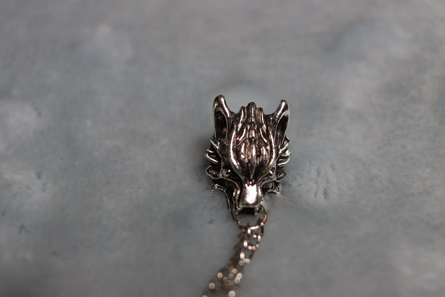 Gothic Style Dragon Head Collar Chain