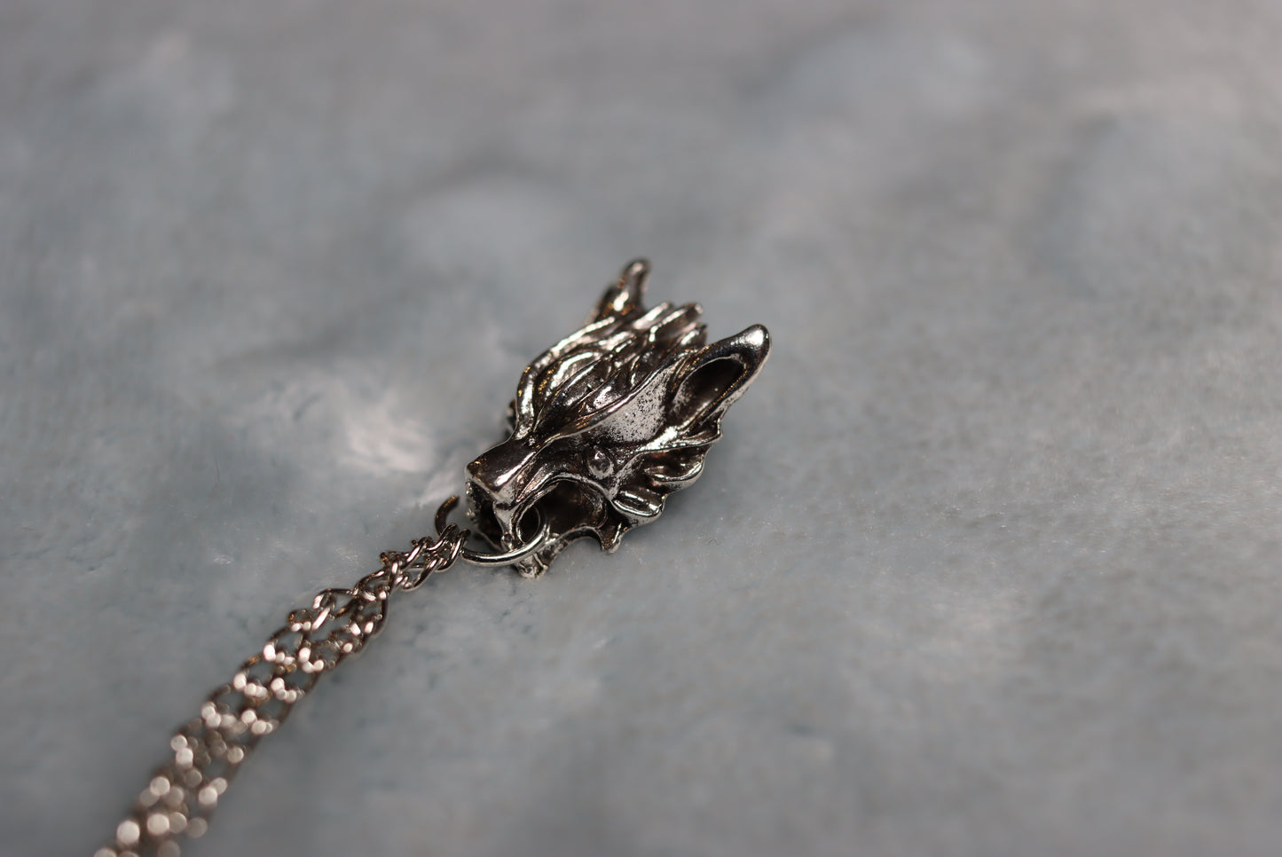 Gothic Style Dragon Head Collar Chain