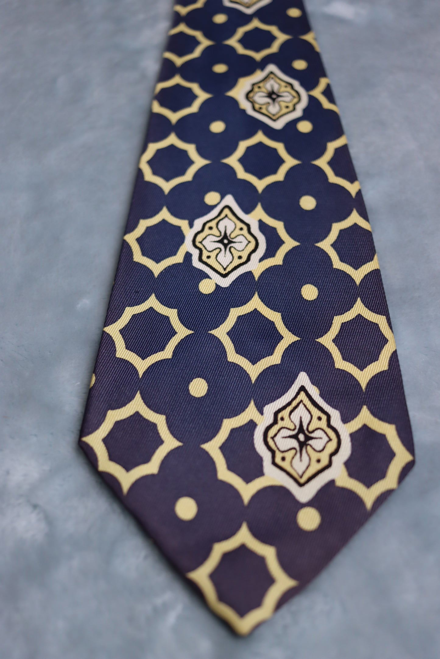 Vintage Blue and Creams Modern Manufacture 1950s/60s Swing Tie