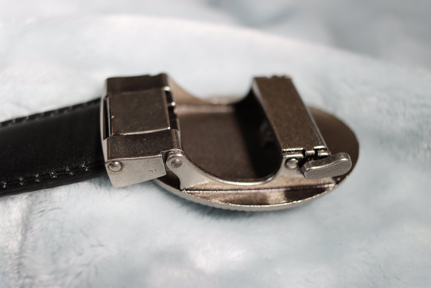 The State of Texas Black Leather Western Cowboy Belt