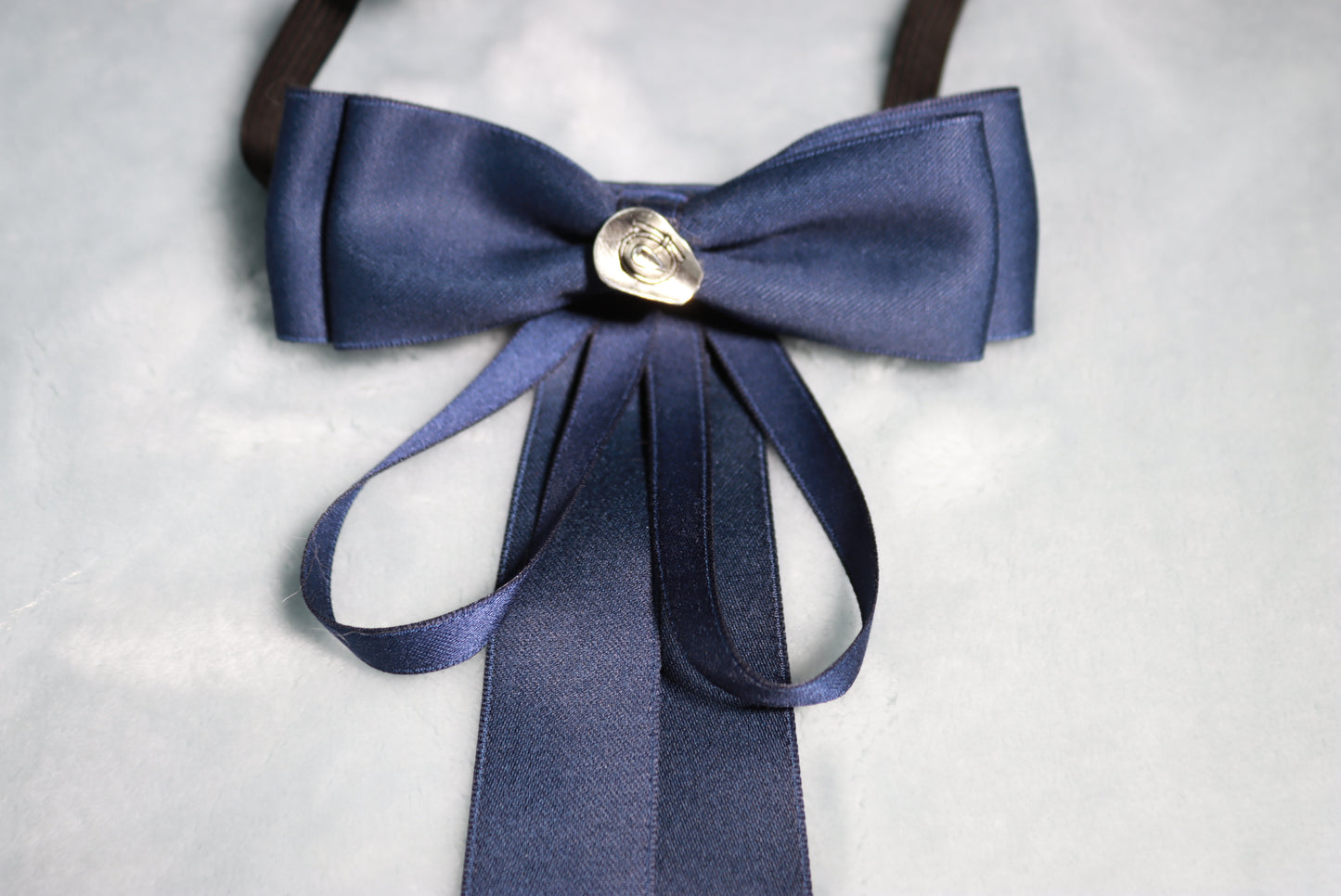 New Blue Cowboy Hat and Boots Clip On Western Kentucky Double Bow Tie