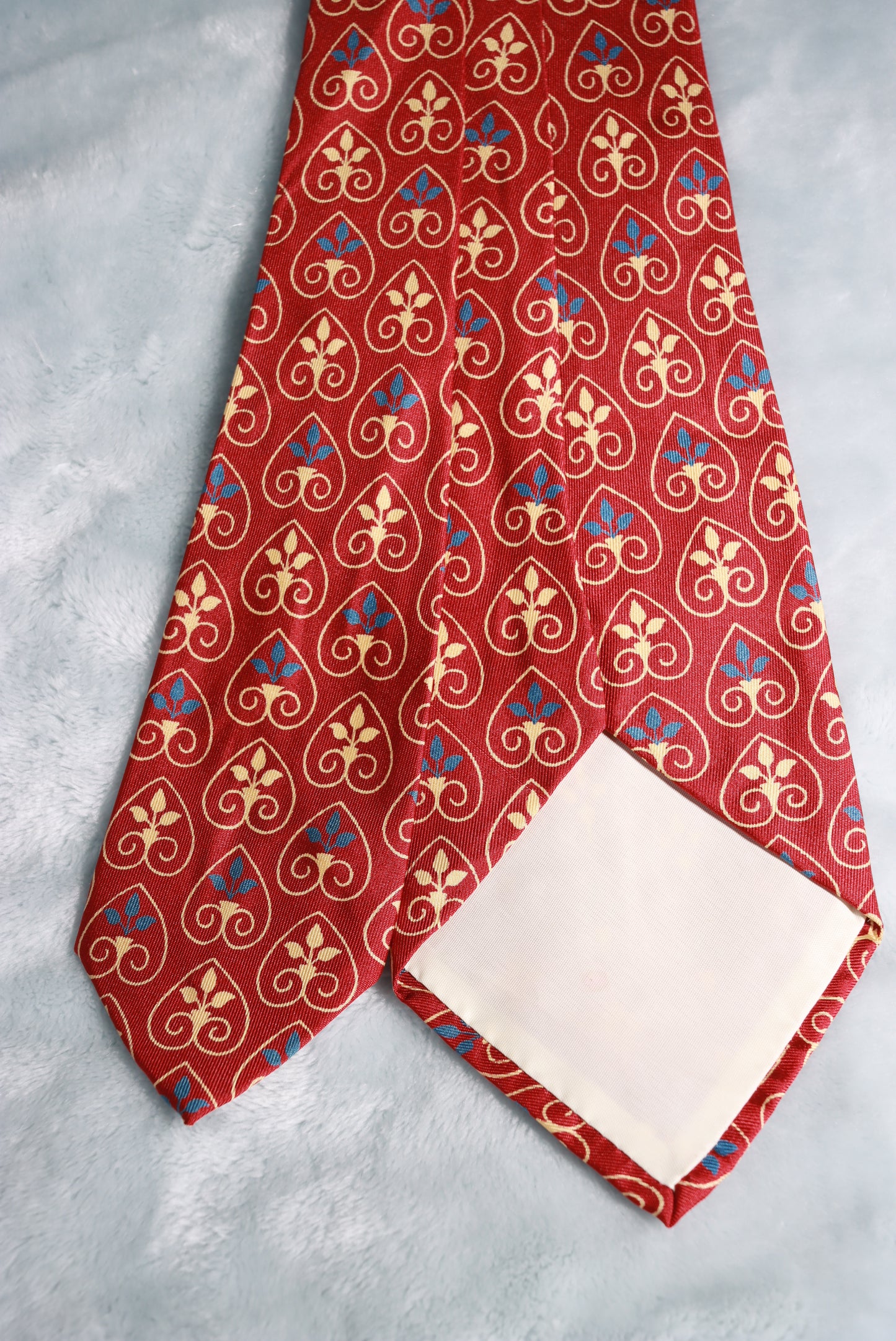 Vintage Towncraft Deluxe Silk Inverted Hearts Swing Tie 1940s/50s