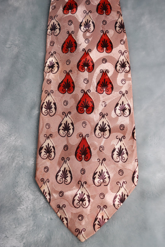 Vintage Haband Jacquard Swing Tie 1940s/50s
