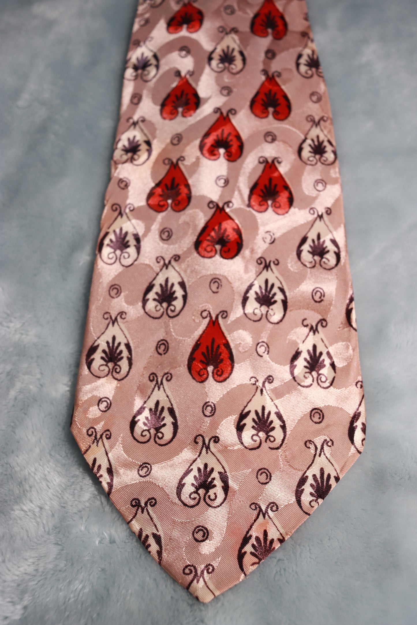 Vintage Haband Jacquard Swing Tie 1940s/50s