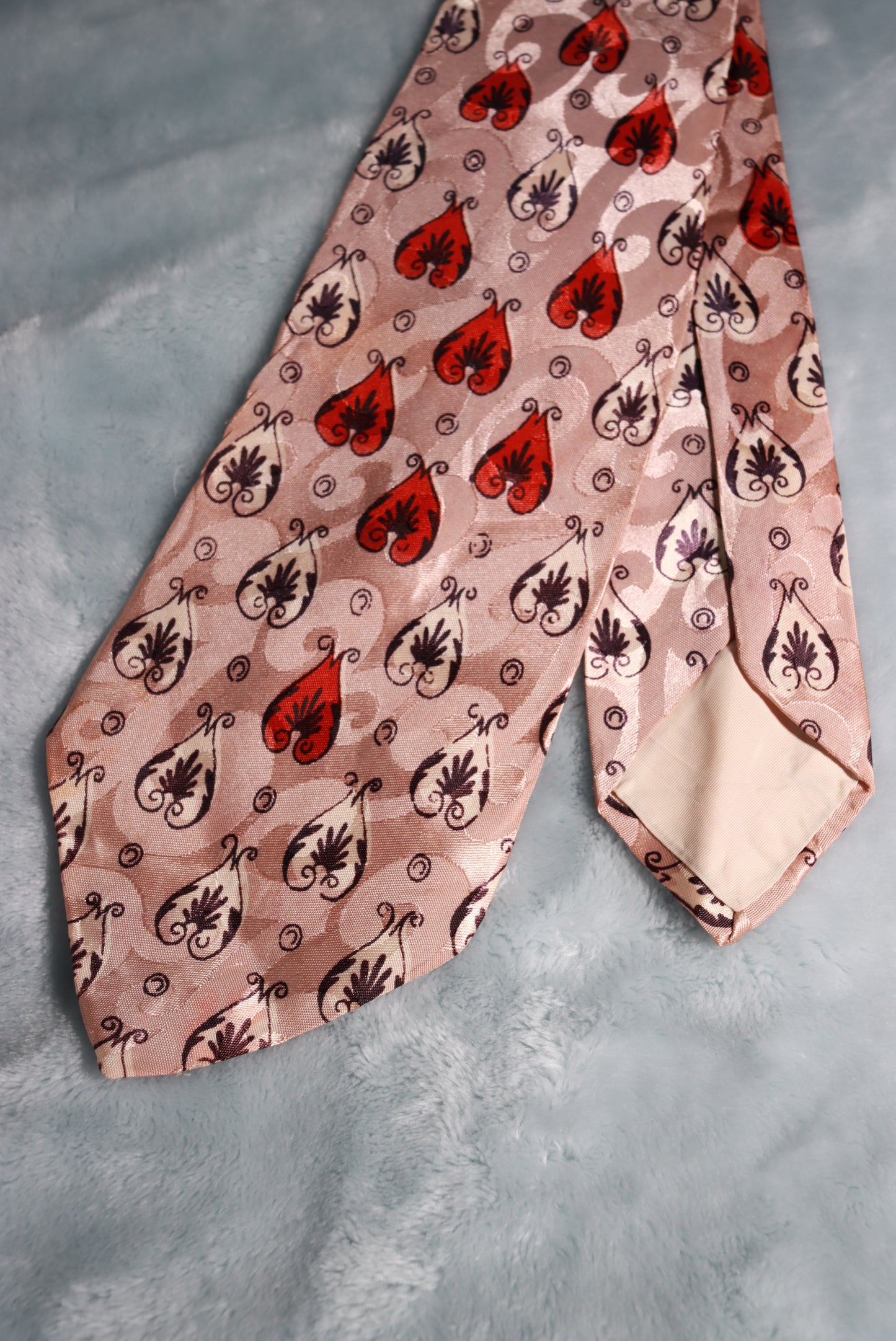 Vintage Haband Jacquard Swing Tie 1940s/50s