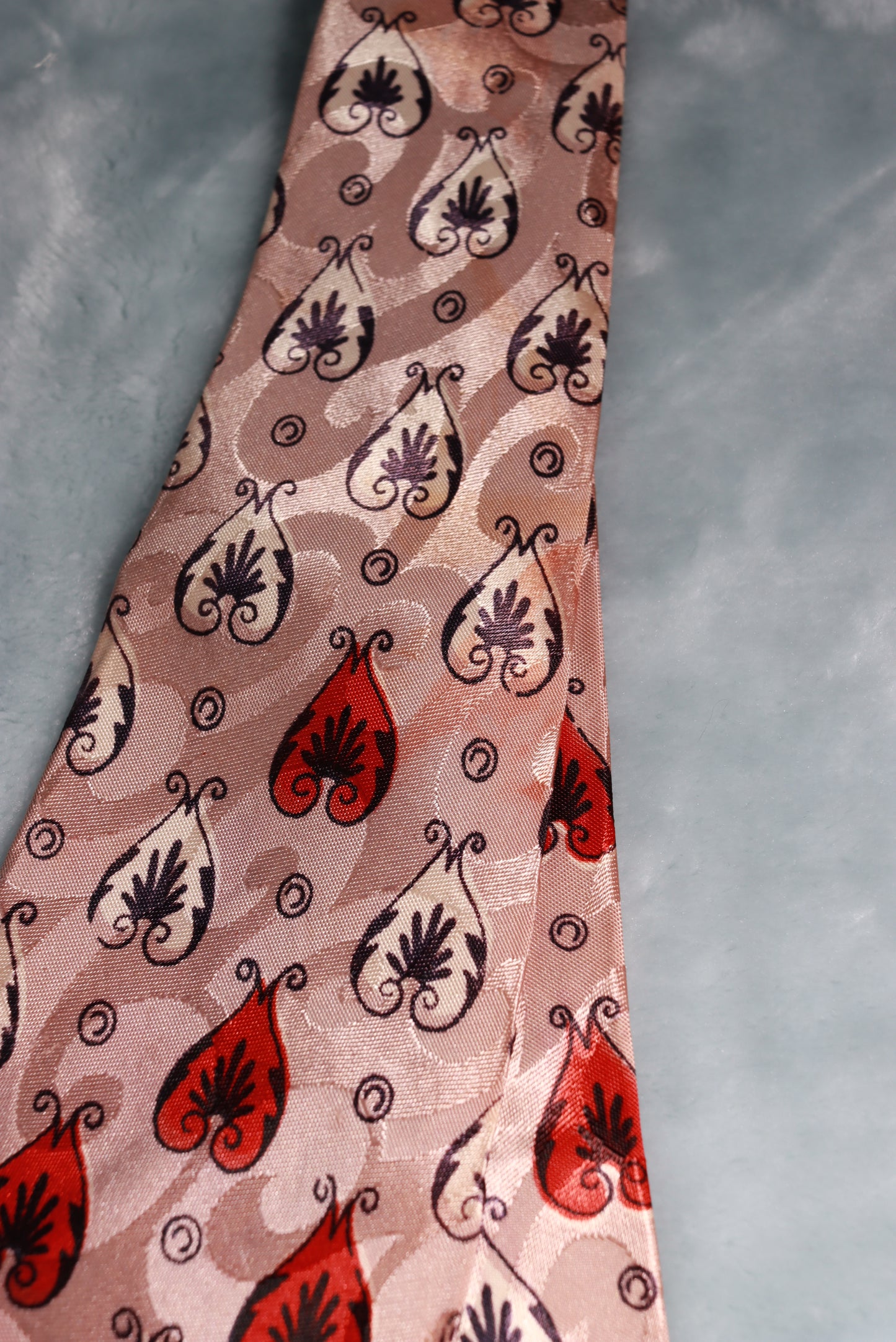 Vintage Haband Jacquard Swing Tie 1940s/50s