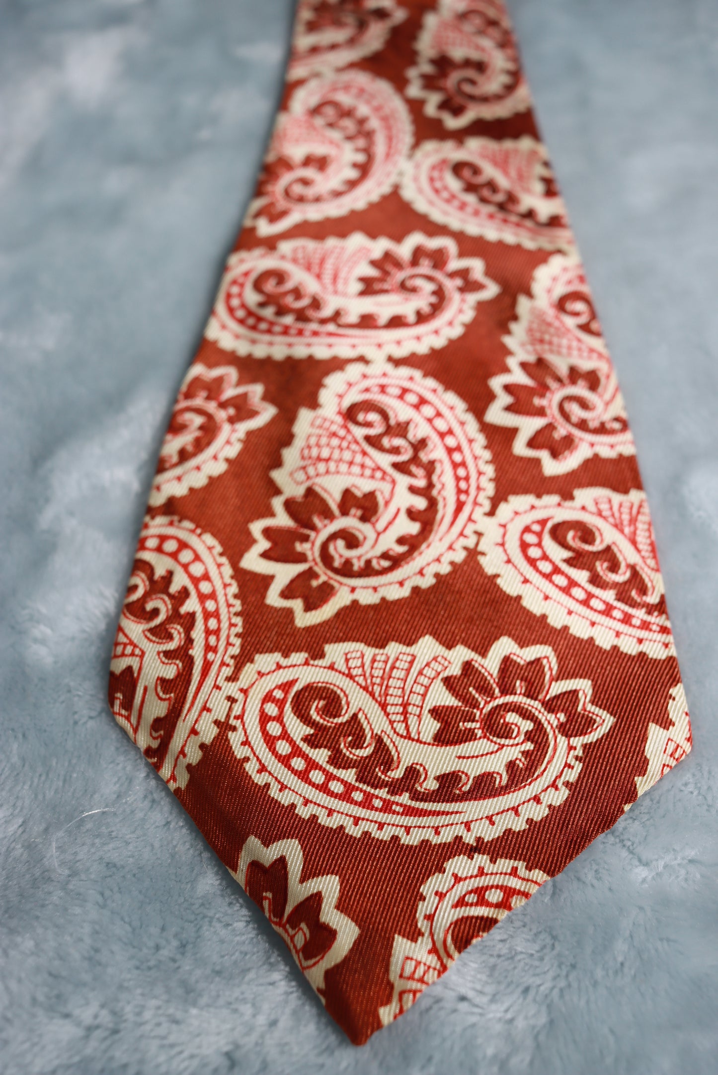 Vintage Creveling of California Abstract Paisley Swing Tie 1940s/50s