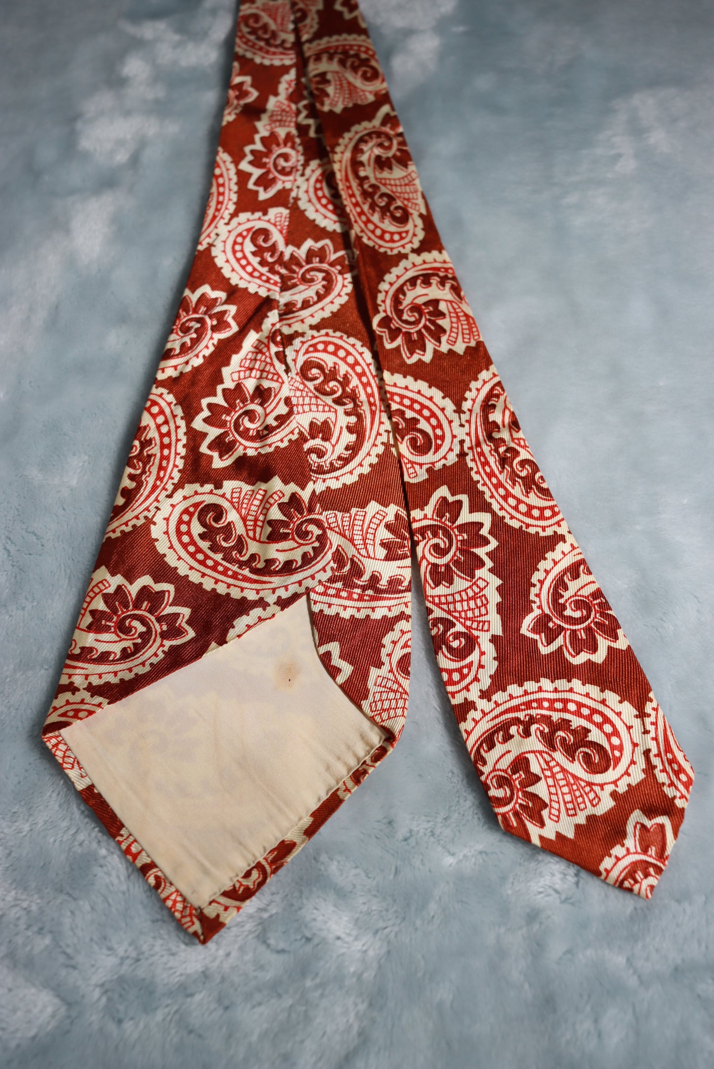 Vintage Creveling of California Abstract Paisley Swing Tie 1940s/50s