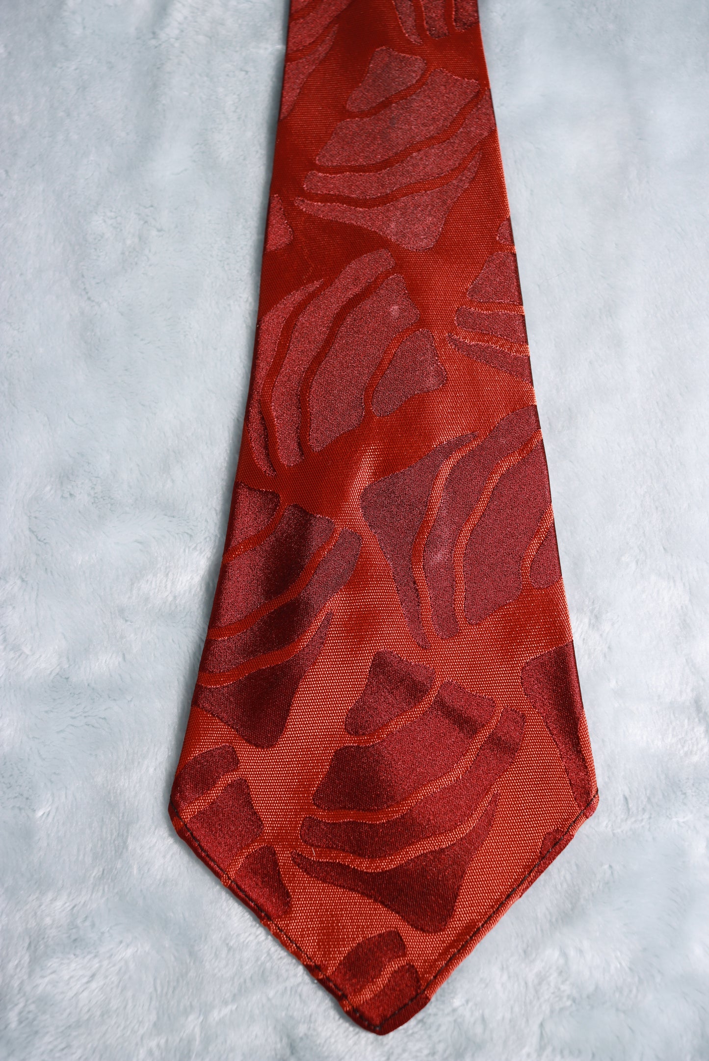 Vintage Rike's Store For Men Jacquard Abstract Swing Tie 1940s/50s