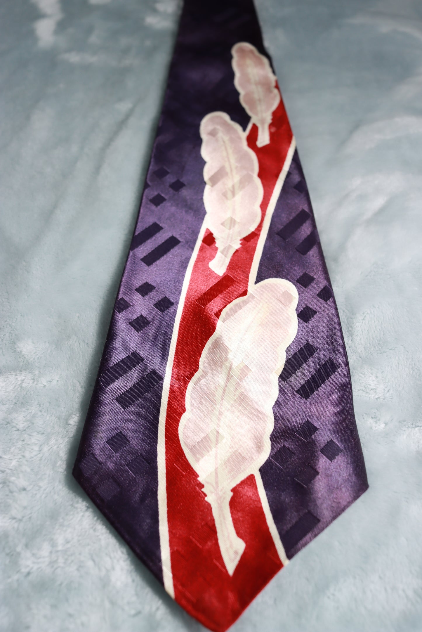 Vintage The Californian Feathers Swing Tie 1940s/50s