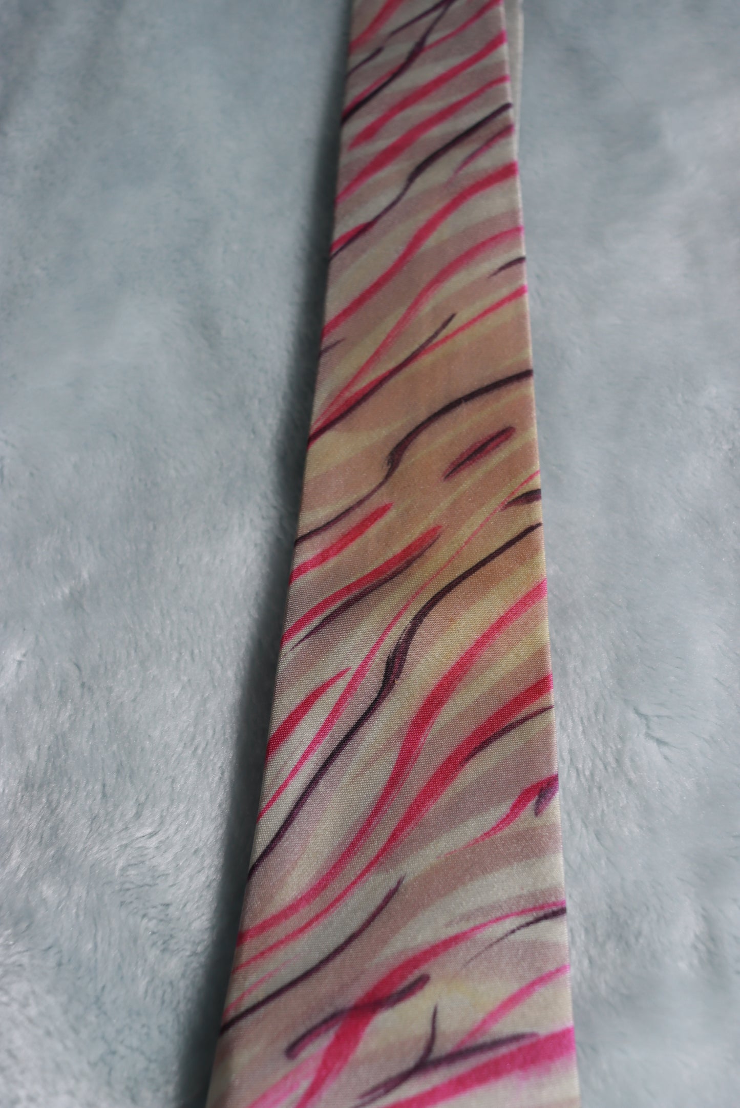 Vintage Mode Leonella Hand Painted Tie 1960s/70s