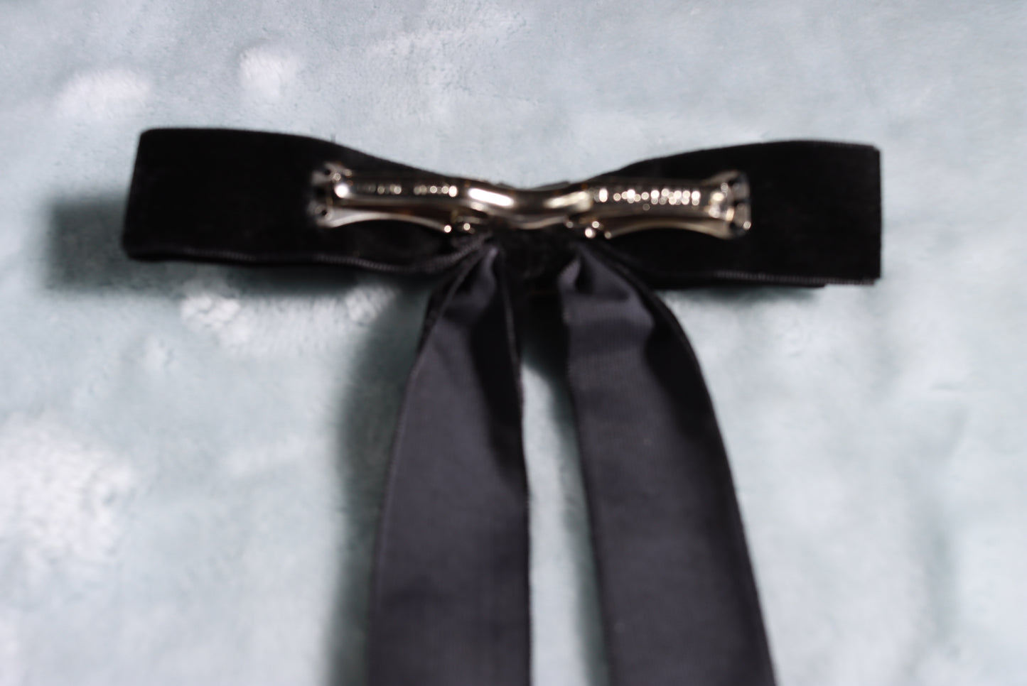 New Black Velvet Glitter Stone Western Kentucky Bow Tie