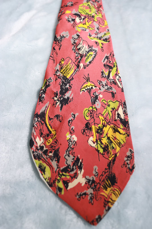Vintage Wm M Frazin Company Unstructured Swing Tie 1940s/50s