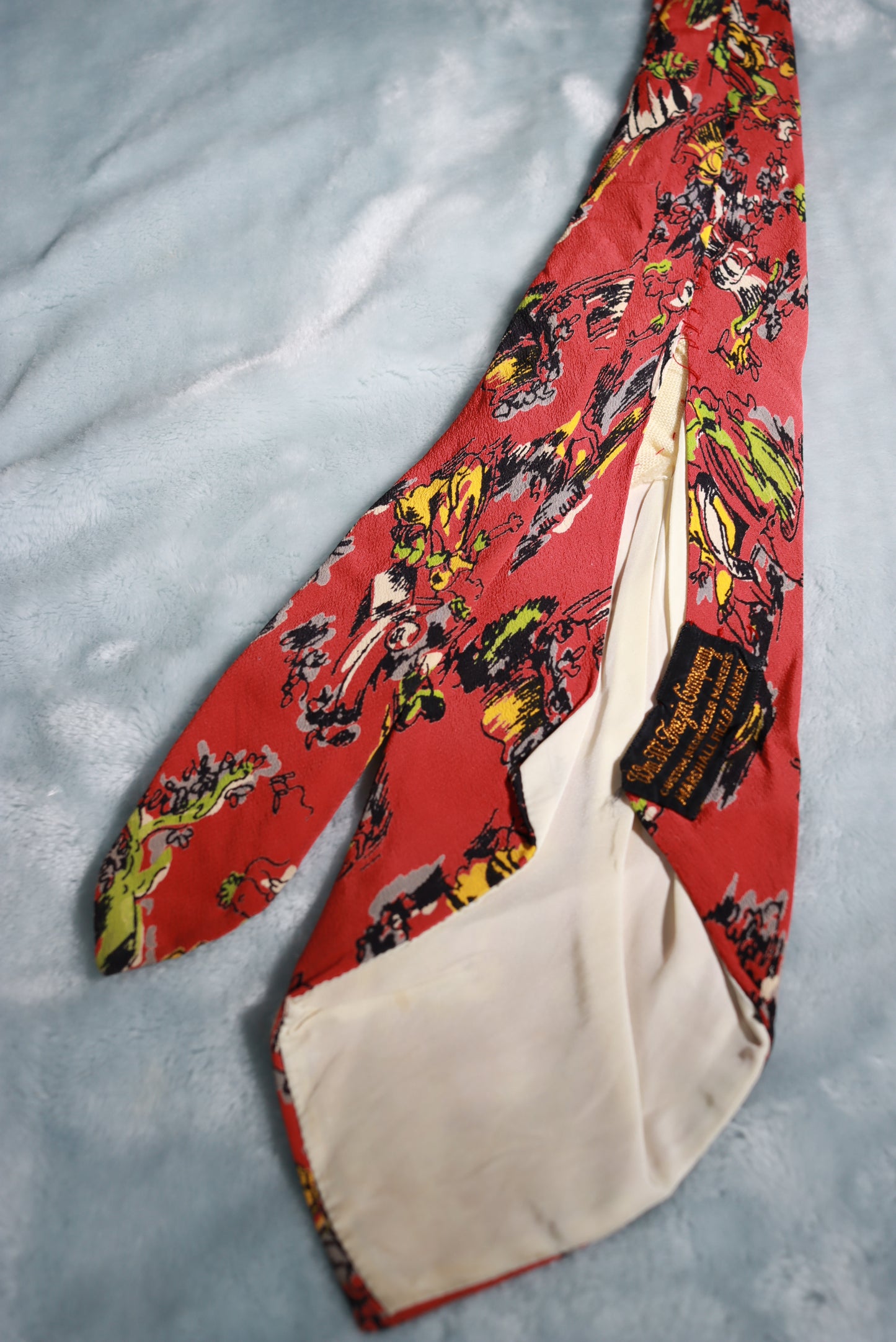 Vintage Wm M Frazin Company Unstructured Swing Tie 1940s/50s