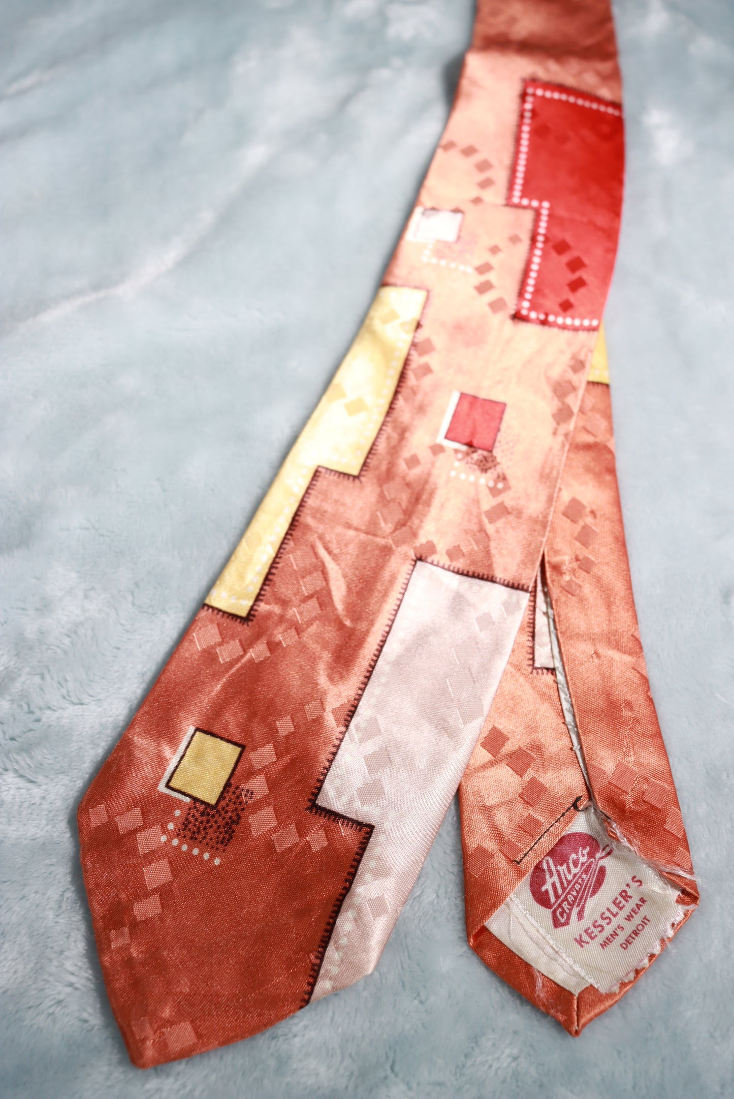 Vintage Arco Cravats Kessler's Detroit Tie 1940s/50s