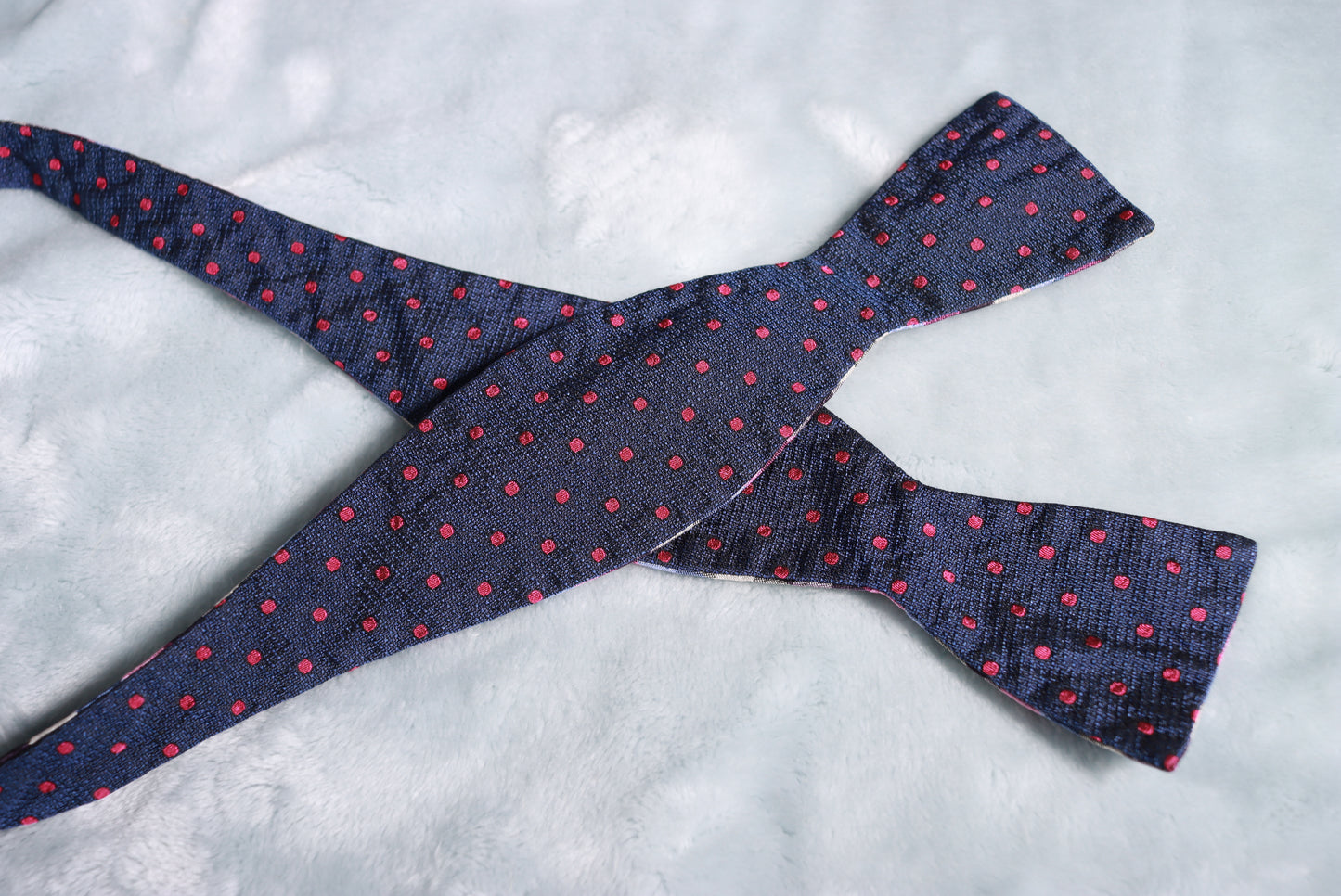 Double Sided Ben Sherman Silk Self Tie Bow Tie