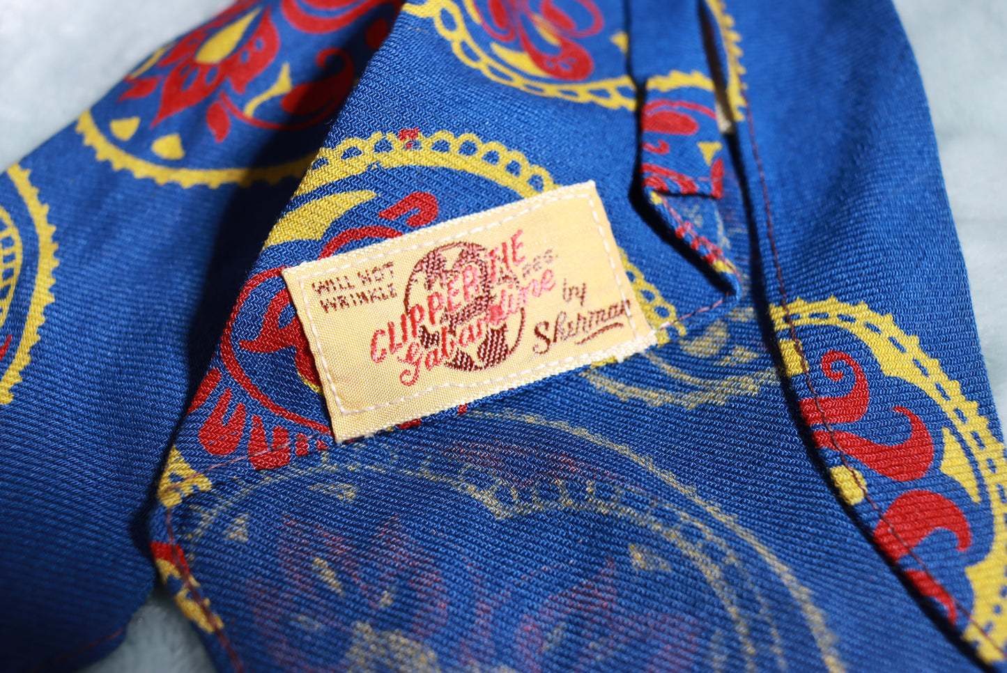 Vintage Clipper Tie by Sherman Swing Tie 1940s/50s