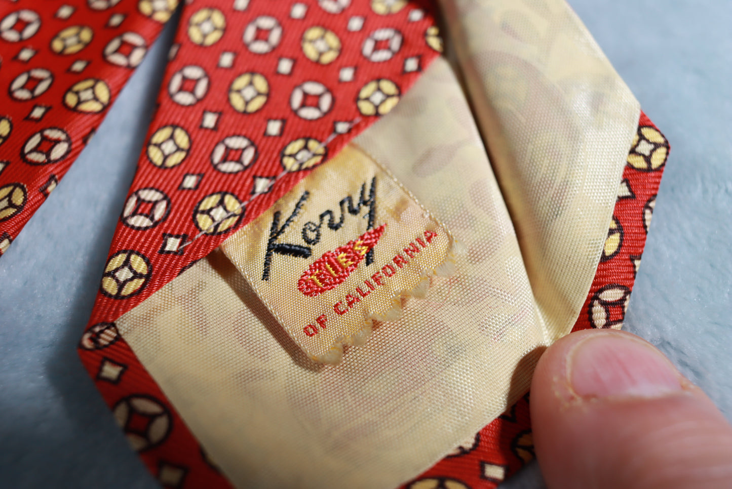 Vintage Korry Ties California Swing Tie 1940s/50s
