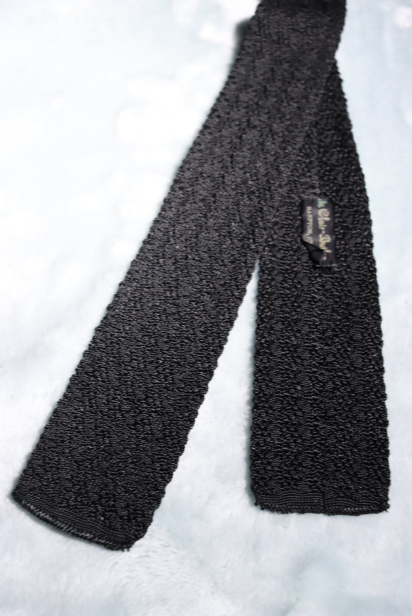 Vintage St Clair-Butler Square End Knitted Tie 1960s/70s