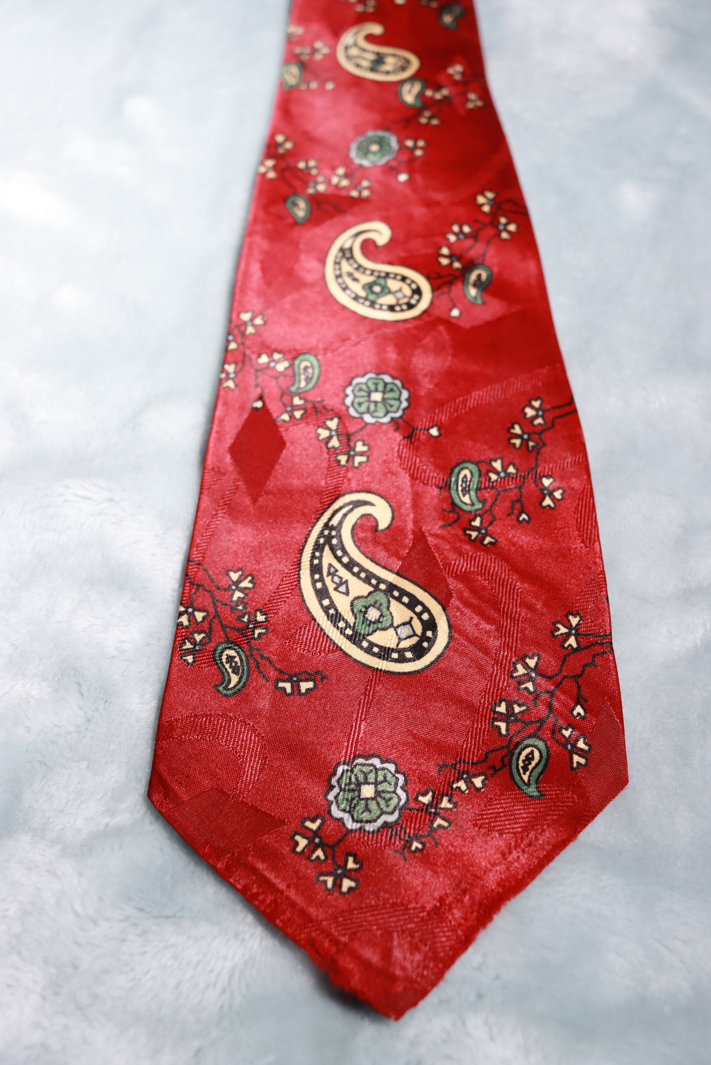 Vintage Wembley Jacquard Paisley Swing Tie 1940s/50s