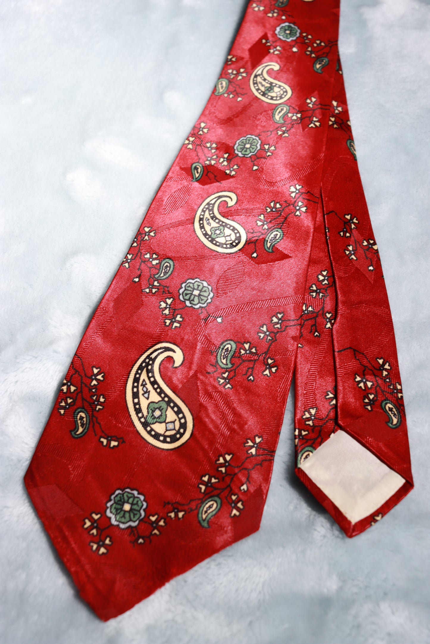 Vintage Wembley Jacquard Paisley Swing Tie 1940s/50s
