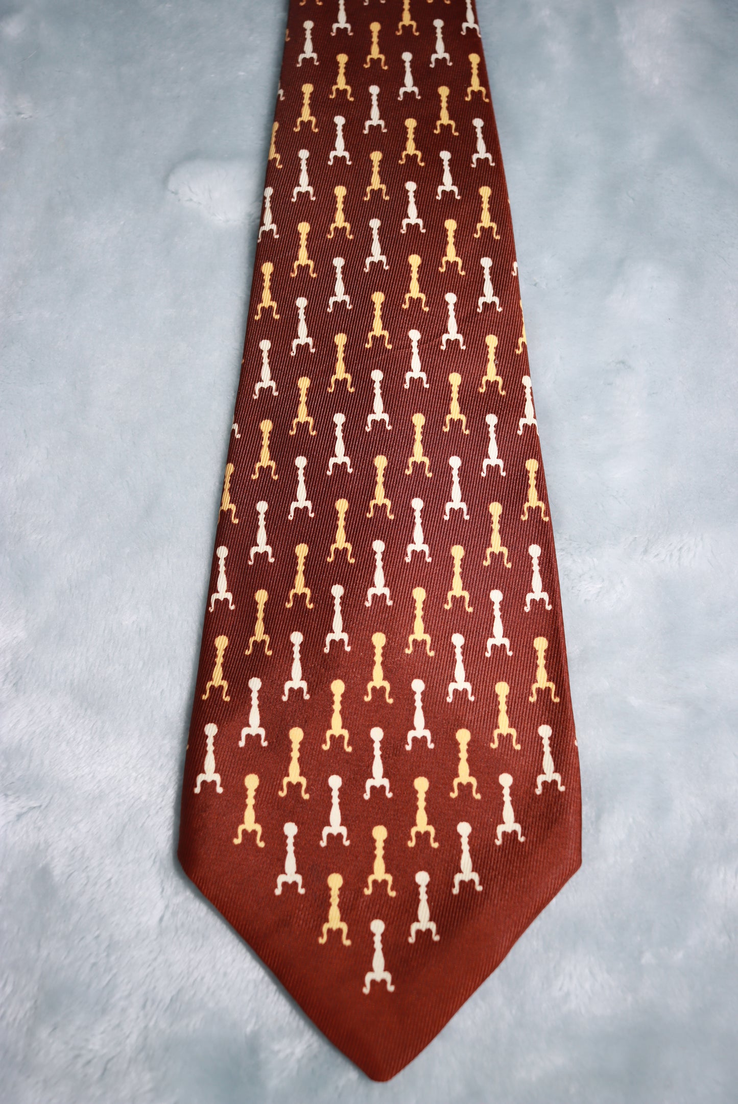 Vintage Cohama California Swagger Repeat Pattern Swing Tie 1940s/50s
