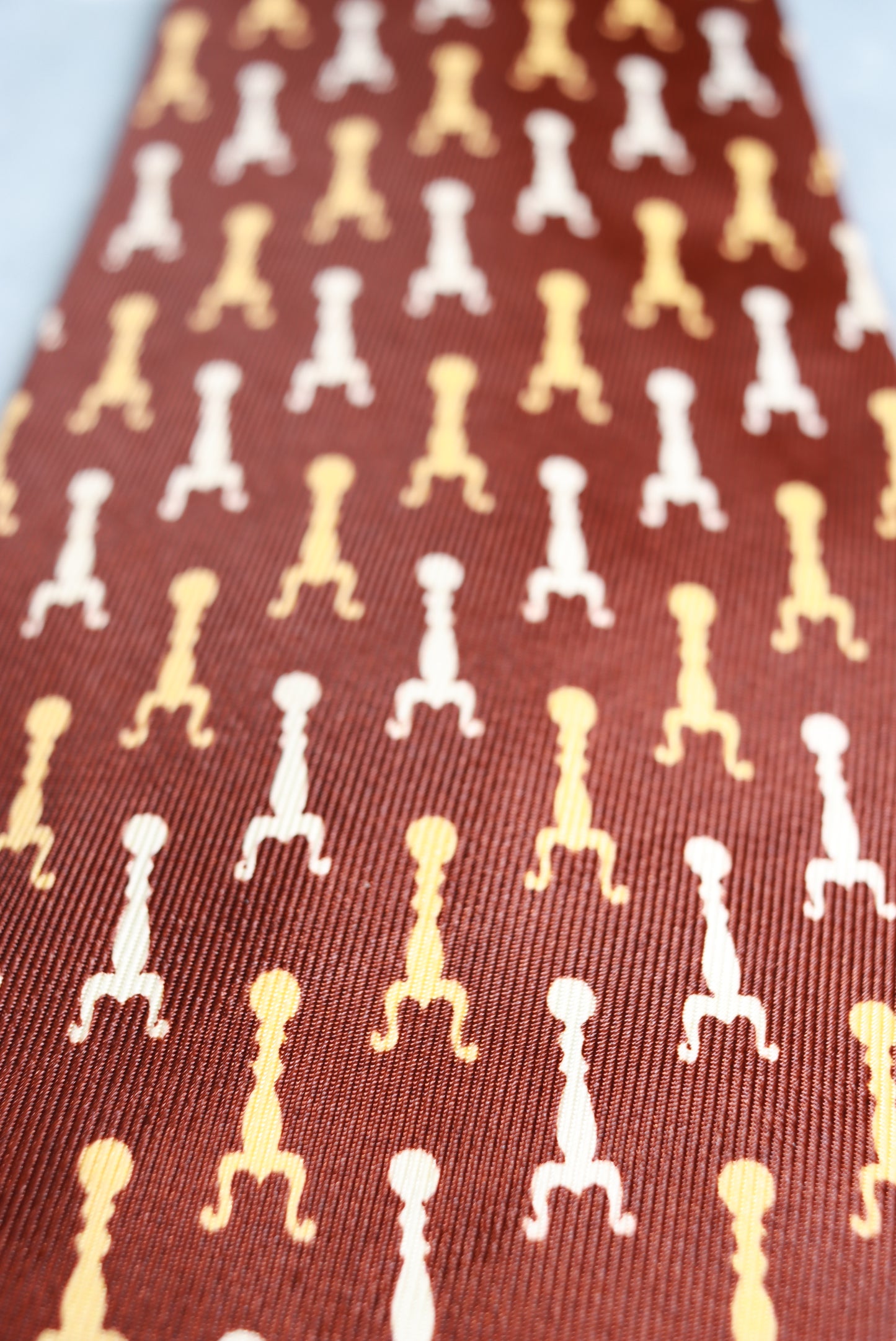 Vintage Cohama California Swagger Repeat Pattern Swing Tie 1940s/50s