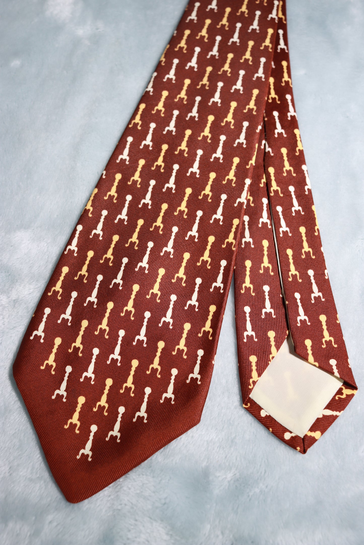 Vintage Cohama California Swagger Repeat Pattern Swing Tie 1940s/50s