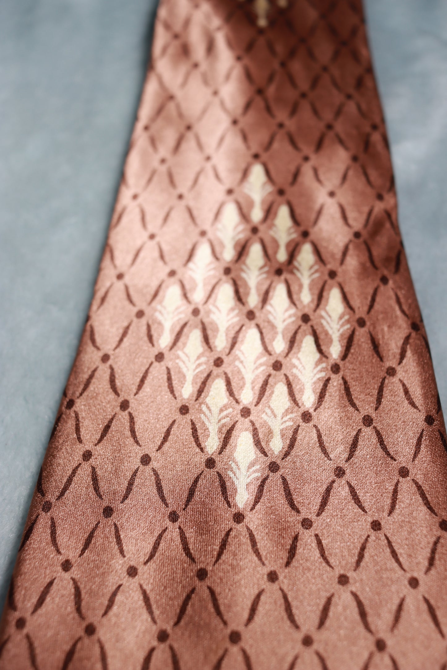 Vintage Merritt Cravats Longshire Satins All Silk Tie