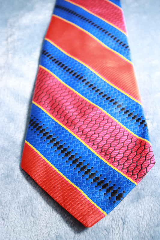 Vintage Beau Brummell Mr Wonderful Blue Red Stripe