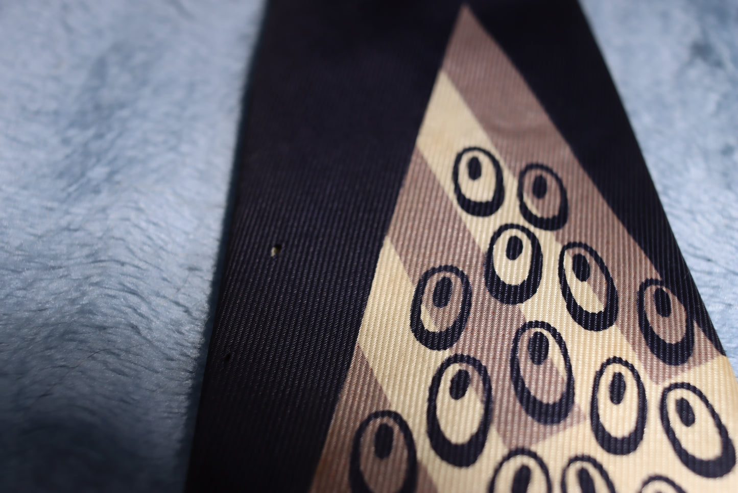 Arrow Navy Cream Red Grey Vintage Swing Tie 1940s/50s