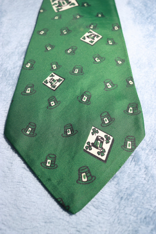 Irish St Patrick's Day Vintage Beau Brummell Tie