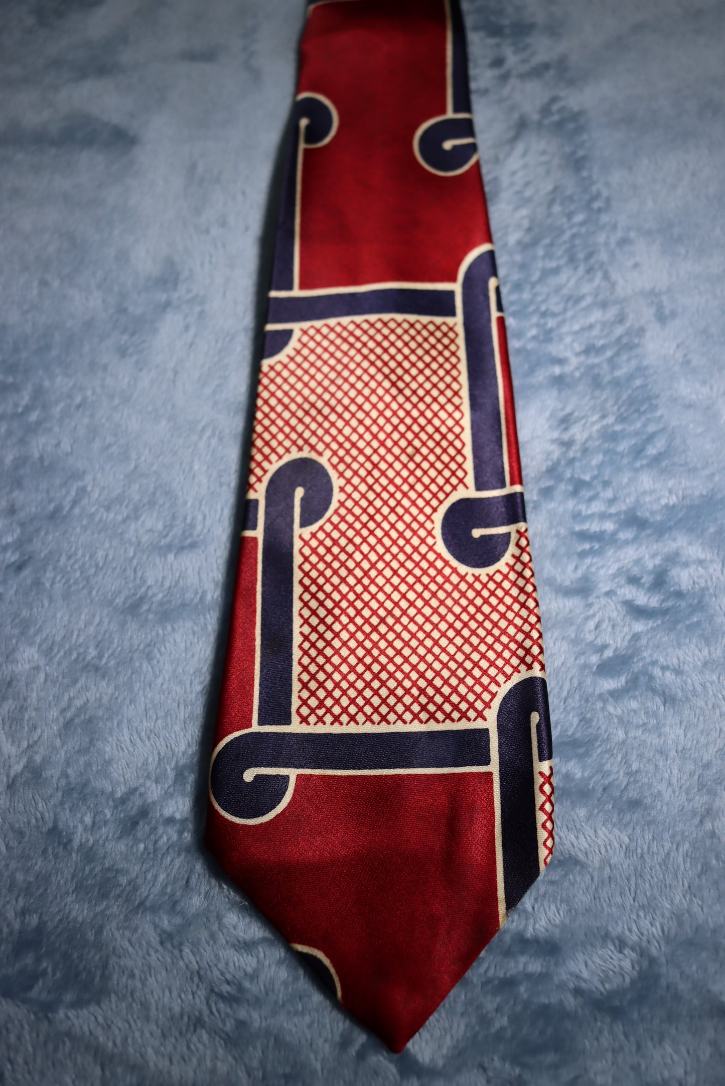 Hollyvogue Burgundy Vintage Swing Tie 1940s/50s