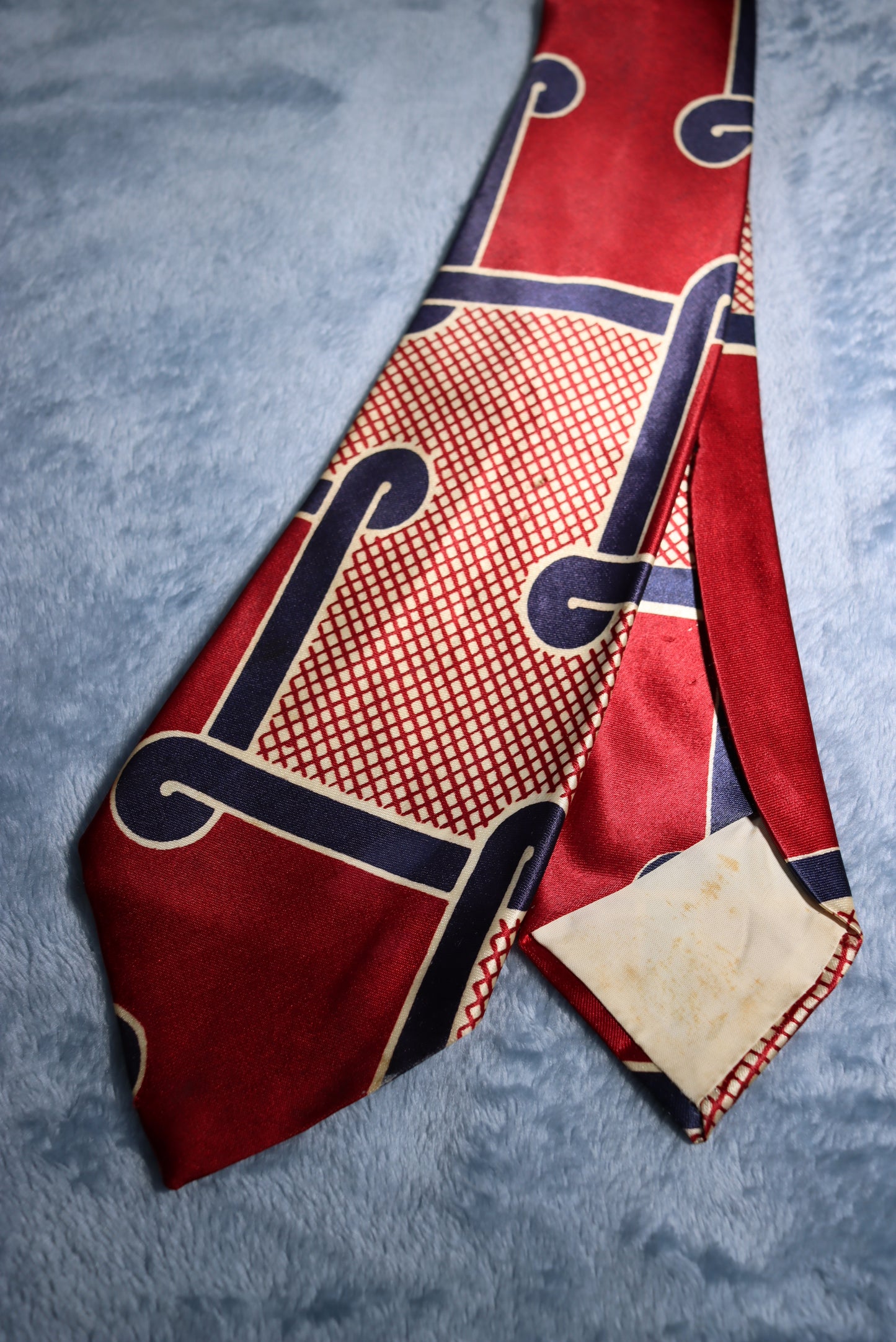 Hollyvogue Burgundy Vintage Swing Tie 1940s/50s
