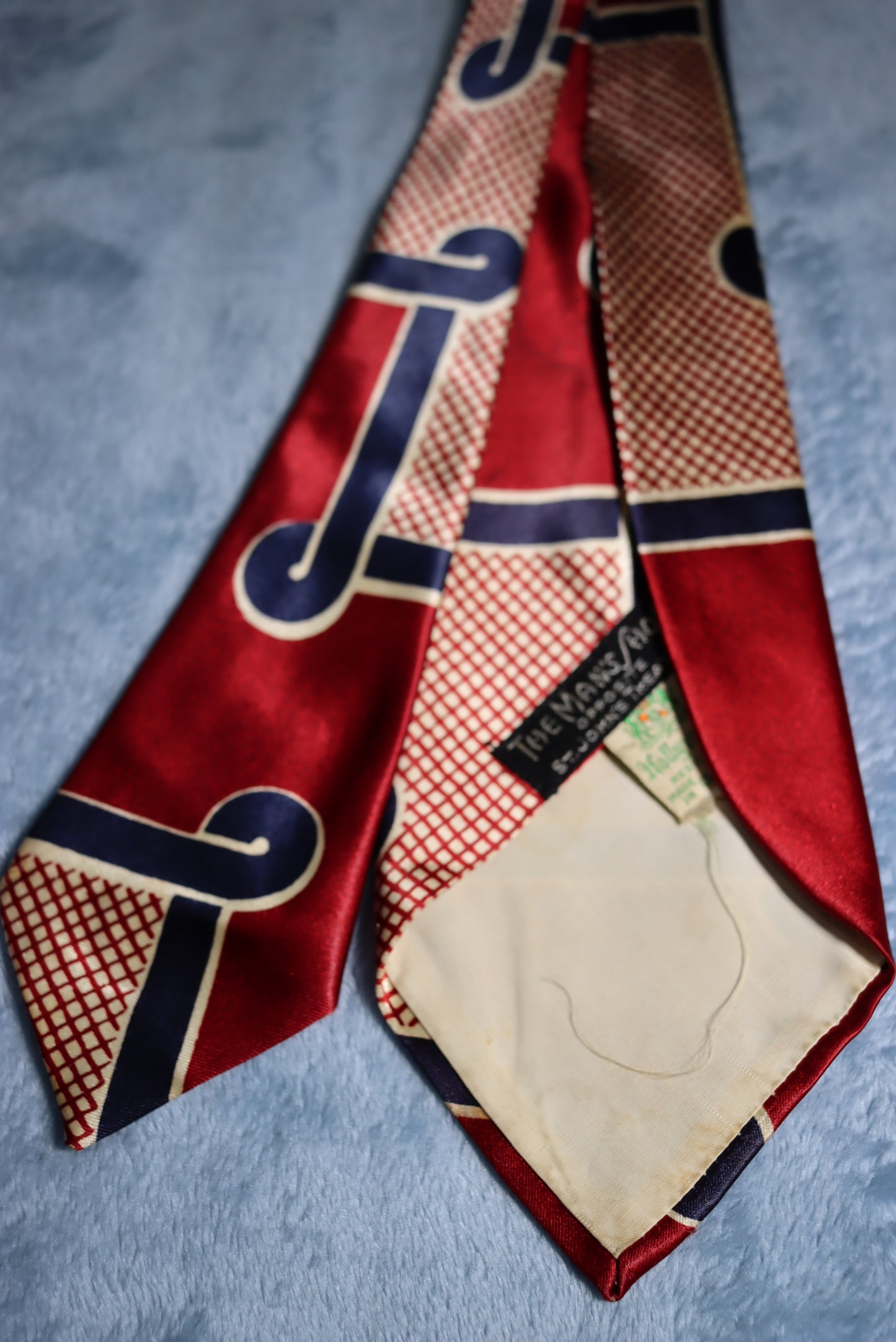 Hollyvogue Burgundy Vintage Swing Tie 1940s/50s