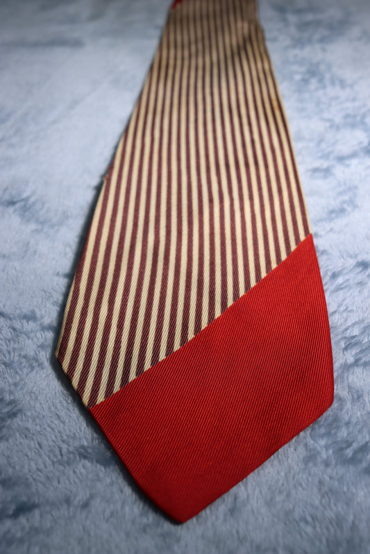Manhattan Striped Vintage Swing Tie 1940s/50s