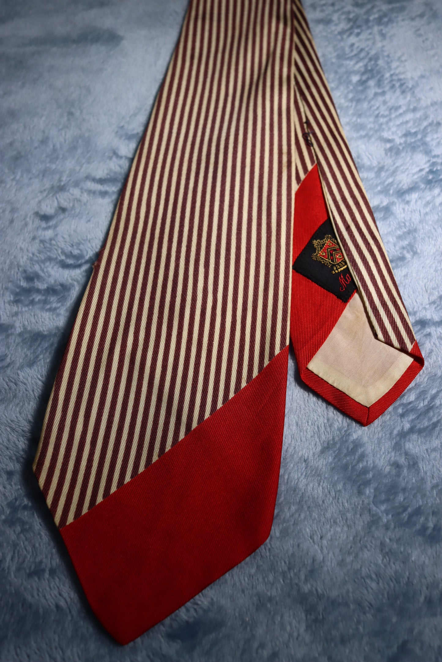 Manhattan Striped Vintage Swing Tie 1940s/50s