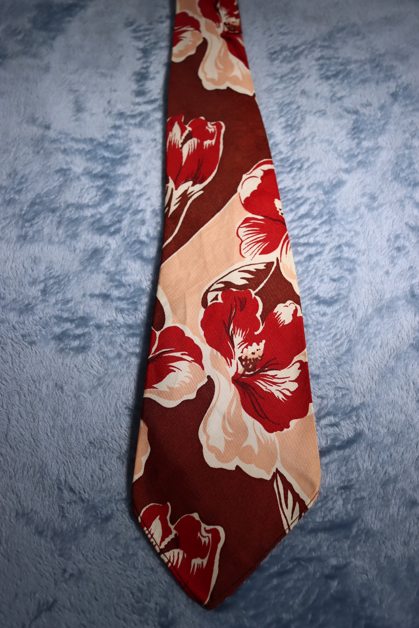 Hollyvogue California Classics Hibiscus Vintage Swing Tie 1940s/50s